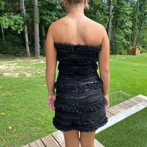 Charisma Black Sequin Detail Dress